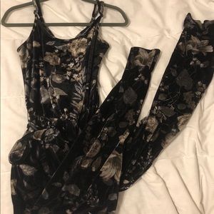 Velvet jumpsuit